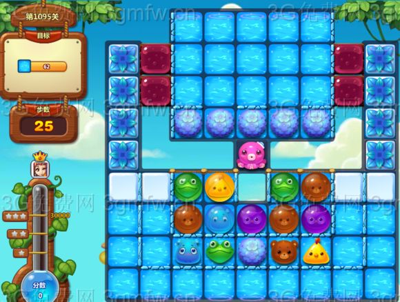 开心消消乐1095关攻略