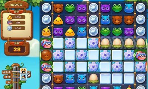 开心消消乐第1097关怎么过