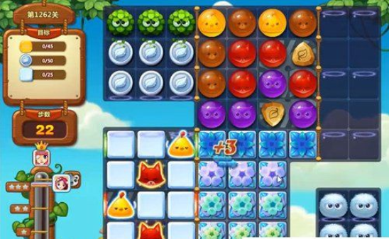 开心消消乐第1262关怎么过