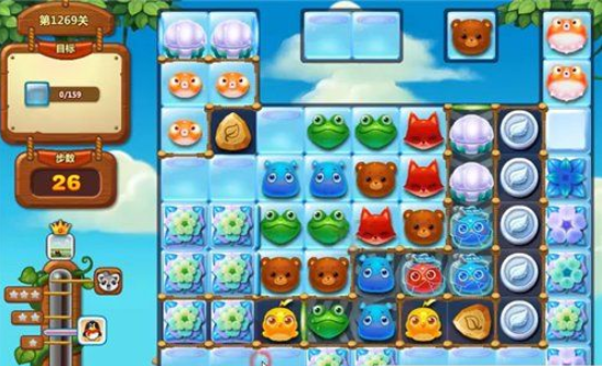 开心消消乐1269关图文攻略