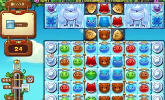 开心消消乐1274关图文攻略