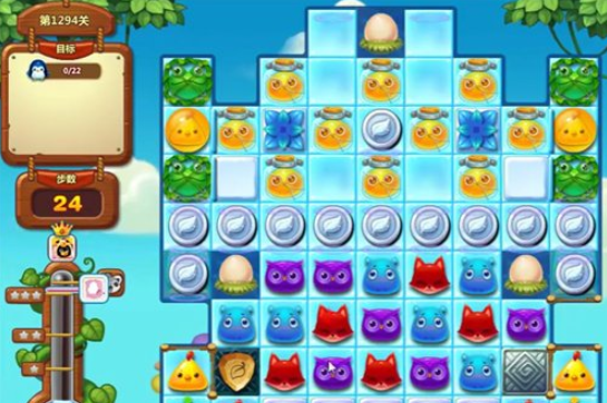 开心消消乐第1294怎么打