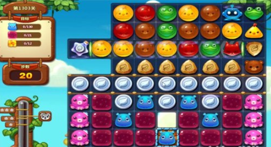 开心消消乐第1303关怎么过