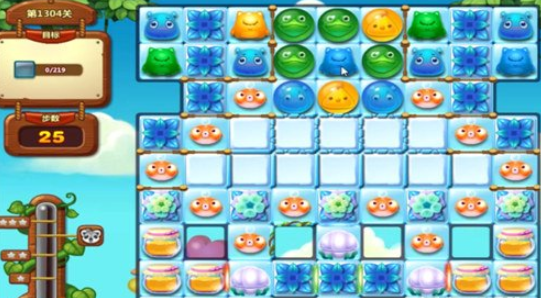 开心消消乐1304关图文攻略