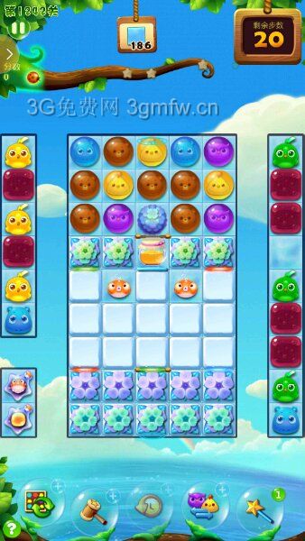 开心消消乐第1242关攻略