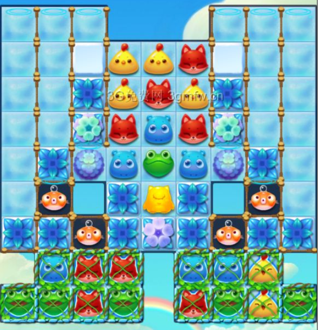 开心消消乐第1244关攻略