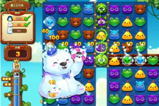 开心消消乐1324关图文攻略