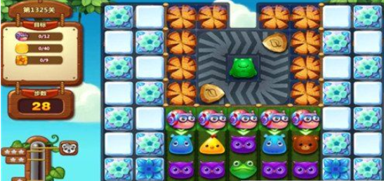 开心消消乐第1325关怎么打