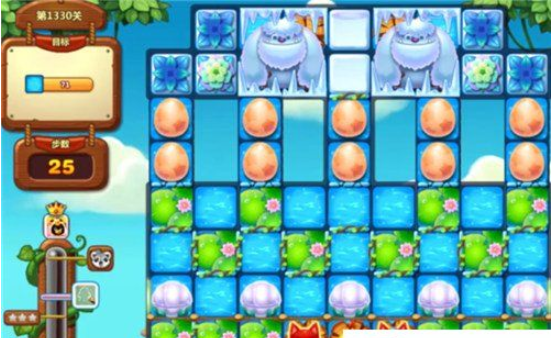 开心消消乐第1330关怎么过
