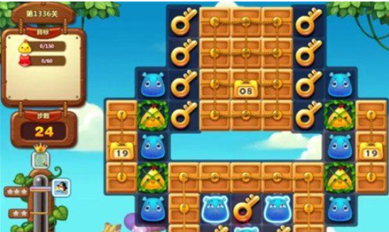 开心消消乐第1336关怎么打