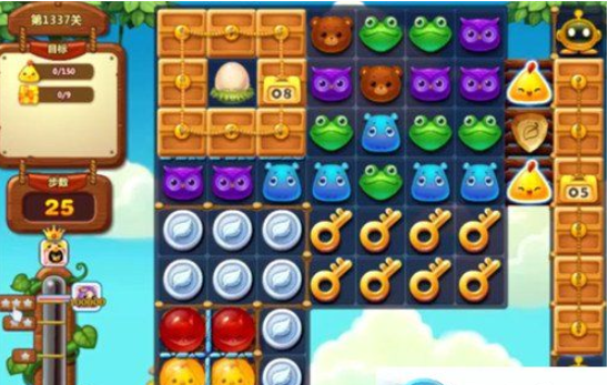 开心消消乐1337关图文攻略