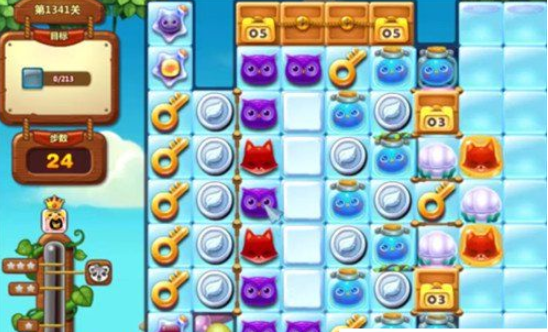 开心消消乐第1341关怎么过