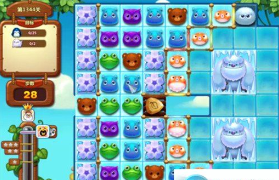 开心消消乐第1344关怎么过