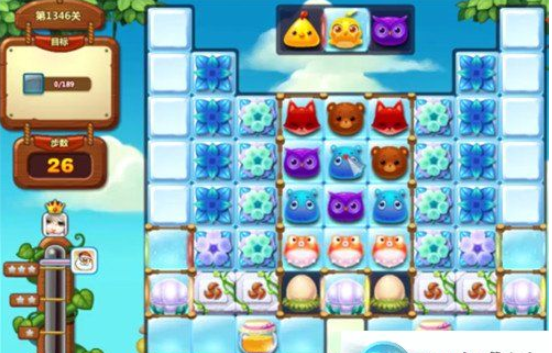 开心消消乐第1346关怎么打