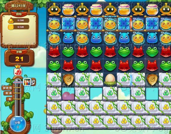 开心消消乐1243关图文攻略