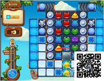开心消消乐1240关图文攻略