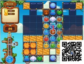 开心消消乐第1233关怎么打