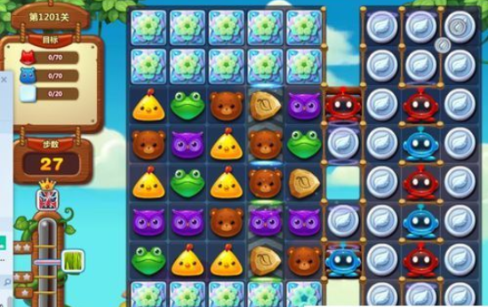 开心消消乐1201关图文攻略
