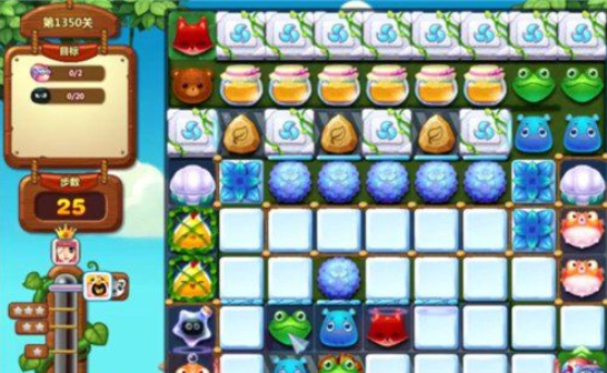 开心消消乐第1350关怎么过