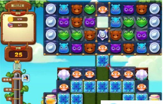开心消消乐第1352关怎么过
