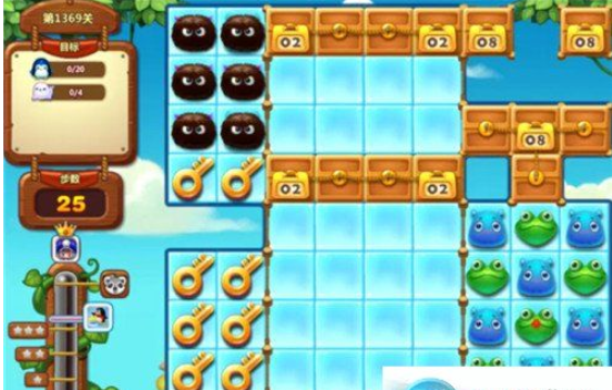 开心消消乐1369关图文攻略