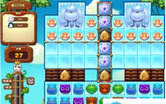 开心消消乐第1378关怎么过