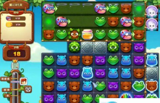 开心消消乐1382关图文攻略