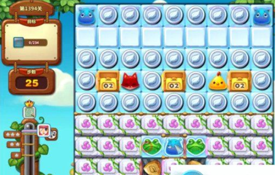 开心消消乐1394关图文攻略