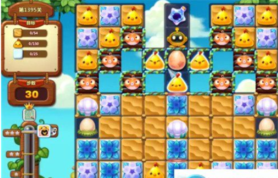 开心消消乐第1395关怎么打