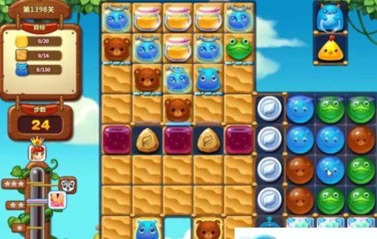 开心消消乐第1398关怎么过
