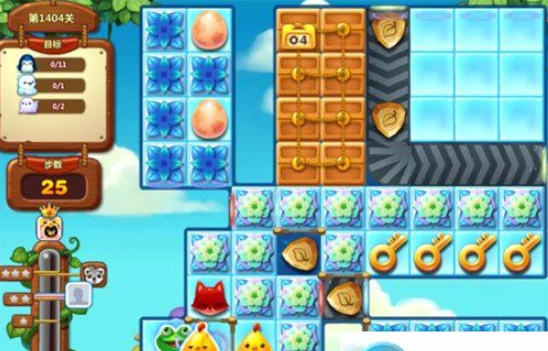 开心消消乐第1404关怎么过