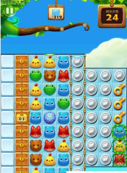 开心消消乐第1463关怎么打
