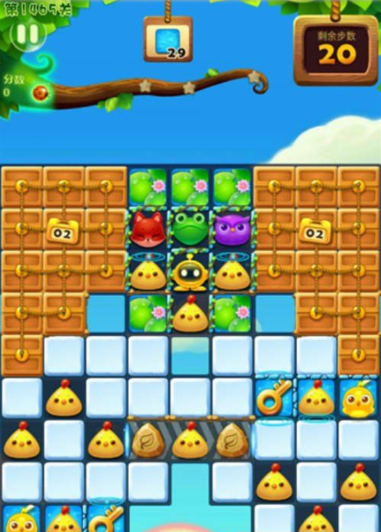 开心消消乐第1465关怎么打