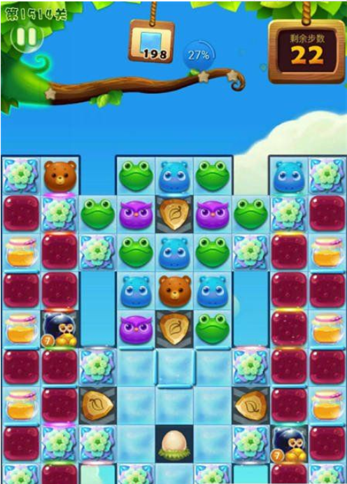 开心消消乐1514关图文攻略