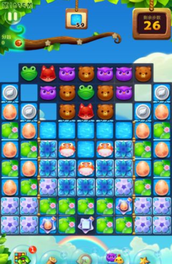 开心消消乐1635关图文攻略