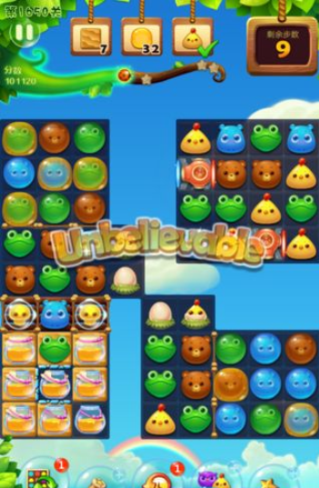 开心消消乐1650关图文攻略