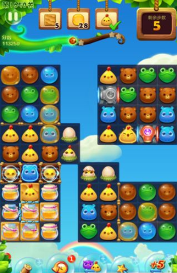 开心消消乐1650关图文攻略