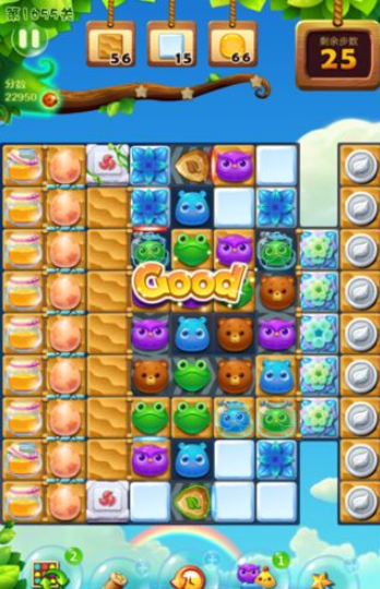 开心消消乐1655关图文攻略