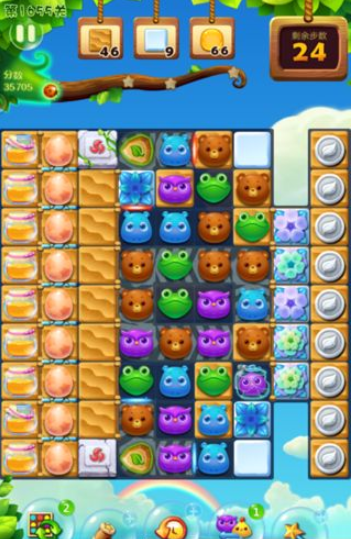 开心消消乐1655关图文攻略