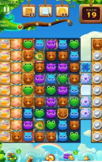 开心消消乐1655关图文攻略