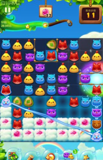 开心消消乐1657关图文攻略