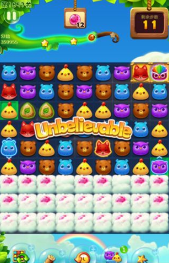 开心消消乐1657关图文攻略