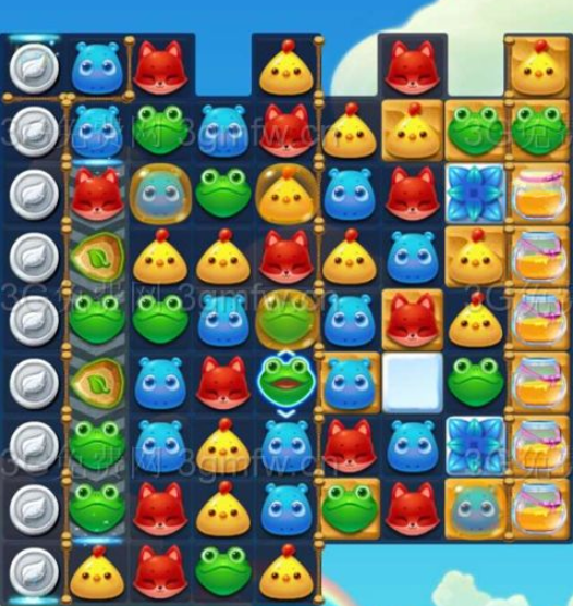 开心消消乐1667关三星图文攻略