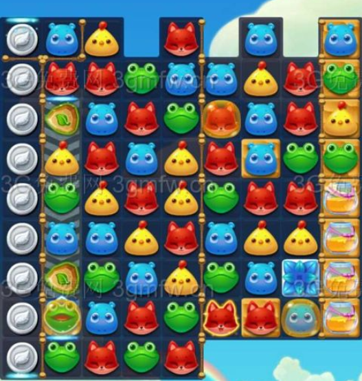 开心消消乐1667关三星图文攻略