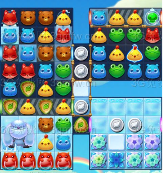 开心消消乐1669关三星图文攻略