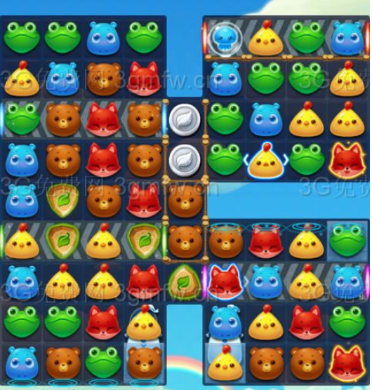 开心消消乐1669关三星图文攻略