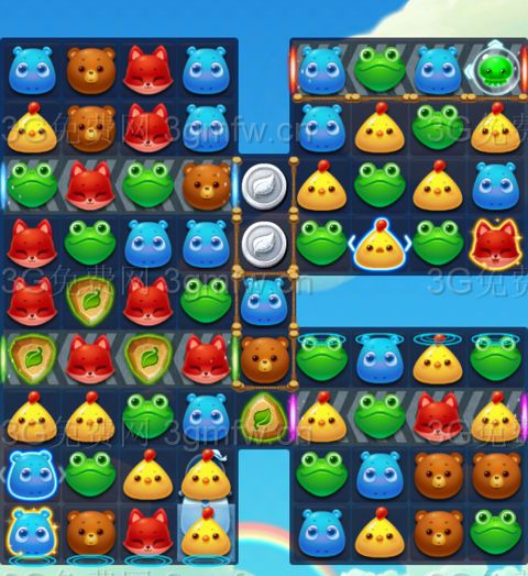 开心消消乐1669关三星图文攻略