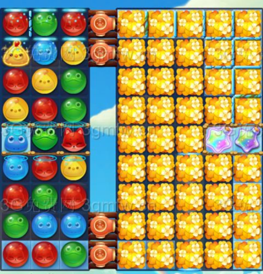 开心消消乐1684关三星图文攻略