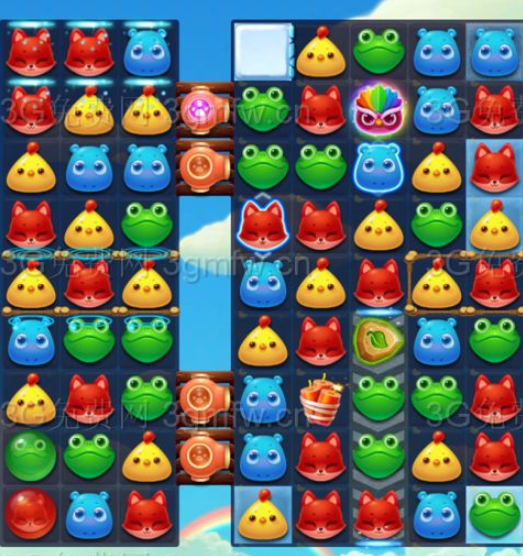 开心消消乐1684关三星图文攻略