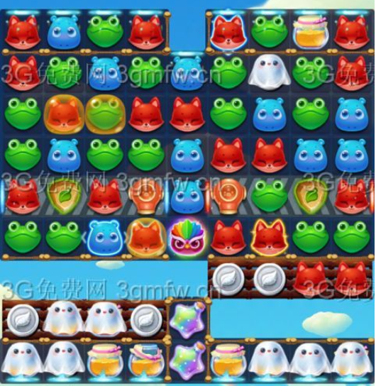 开心消消乐1686关三星图文攻略